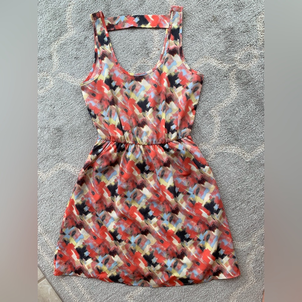 Lush size small multi-colored summer dress